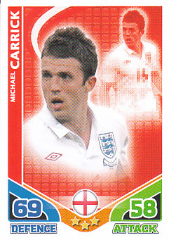 Michael Carrick England 2010 World Cup Match Attax #71
